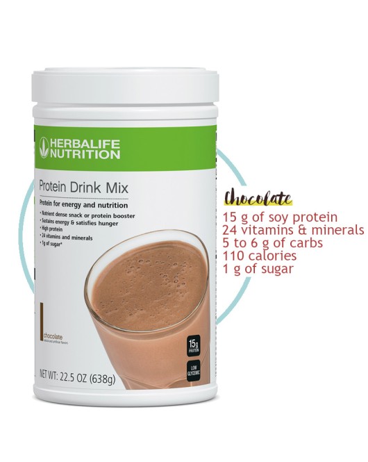 Protein Drink Mix Chocolate 638g